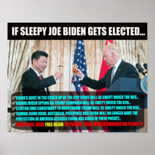 PÓSTER JOE BIDEN POSTER ELECTORAL