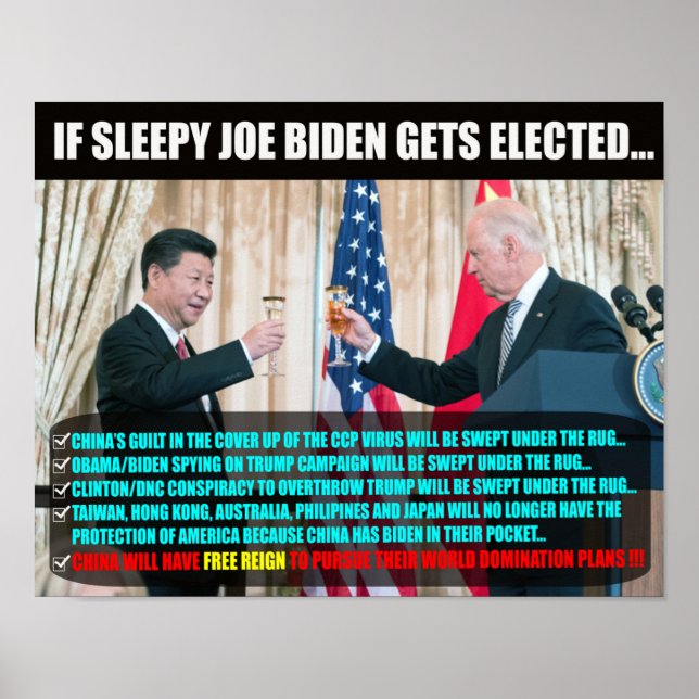 PÓSTER JOE BIDEN POSTER ELECTORAL (Frente)