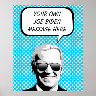 Póster Joe Biden Thought Bubble