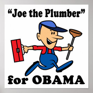 Póster Joe el plomero para Obama