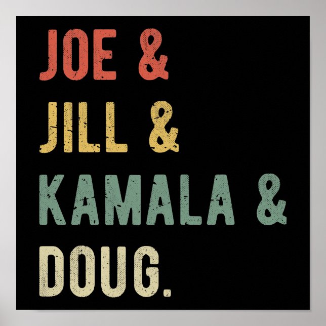 Póster Joe & Jill & Kamala & Doug I (Frente)