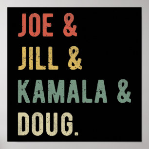 Póster Joe & Jill & Kamala y Doug I