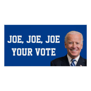 Póster Joe, Joe, Joe Tu Voto
