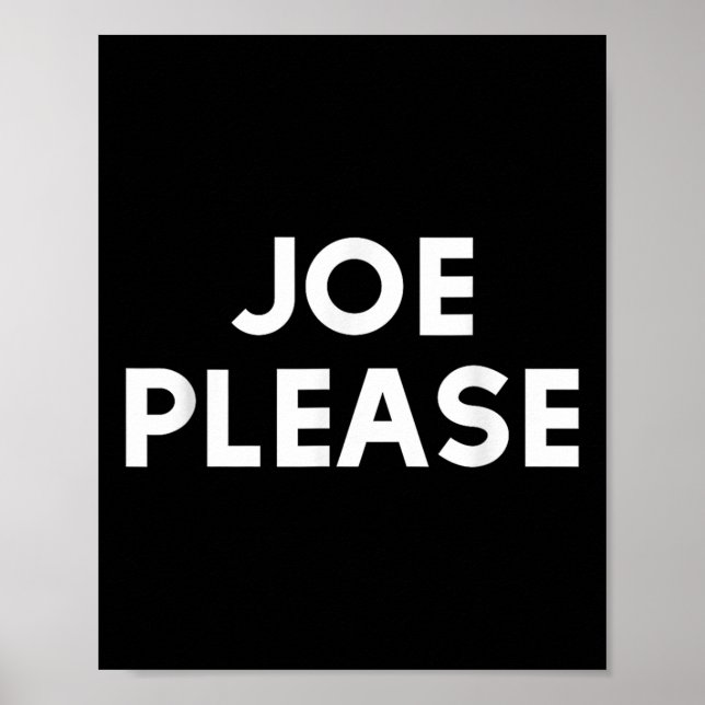 Póster Joe Please Biden Obama 2020 (Frente)