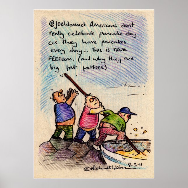 Póster @joeldommet irkafirka impreso (Frente)