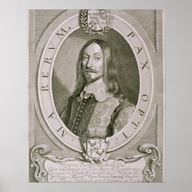Póster Johan Axelsson Oxenstierna (1611-57) (Frente)