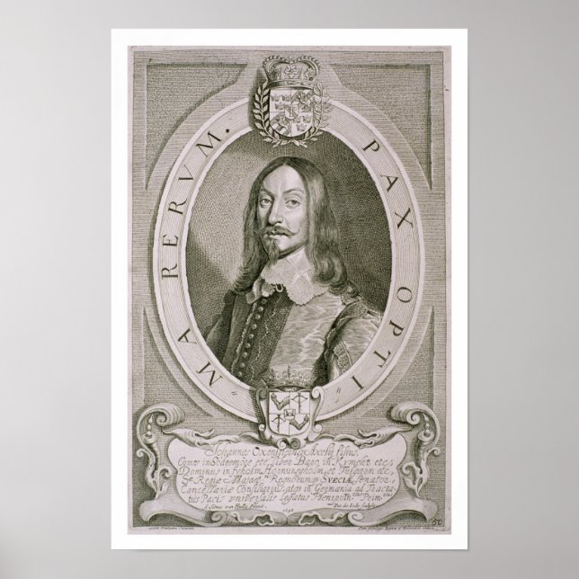 Póster Johan Axelsson Oxenstierna (1611-57) (Frente)