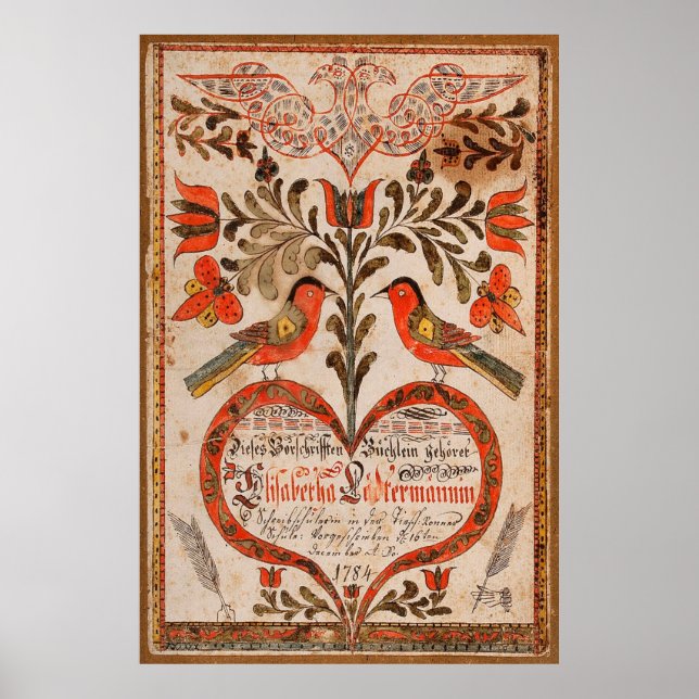 Póster Johann Adam Eyer /Cover para un libro / (Frente)