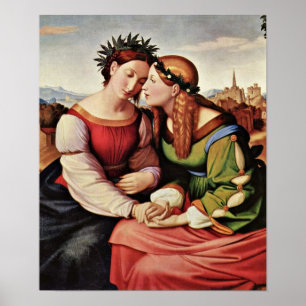 Póster Johann Friedrich Overbeck - Italia y Alemania