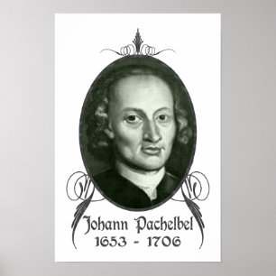Póster Johann Pachelbel