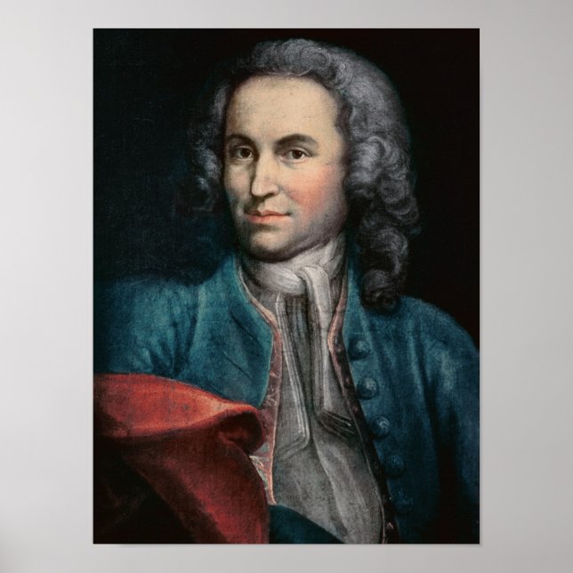 Póster Johann Sebastian Bach  c.1715 (Frente)