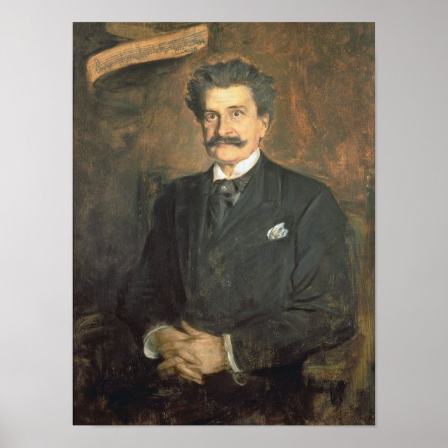 Póster Johann Strauss, el joven, 1895 (Frente)