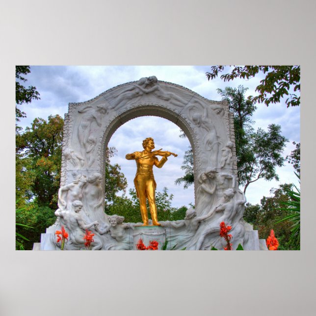 Póster Johann Strauss II (Frente)