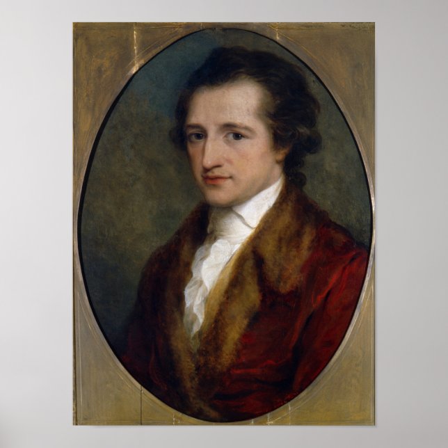 Póster Johann Wolfgang von Goethe, 1775 (Frente)