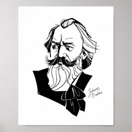 Póster Johannes Brahms