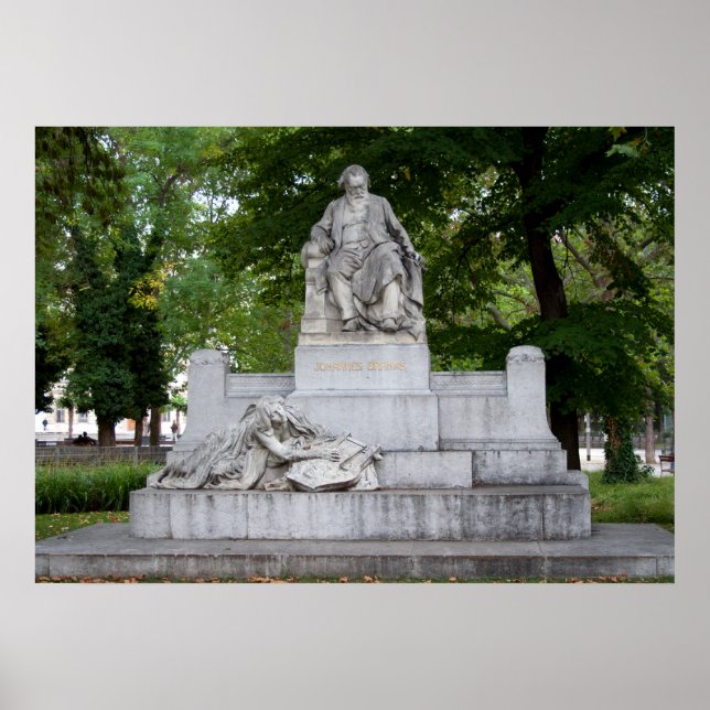 Póster Johannes Brahms (Frente)