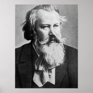 Póster Johannes Brahms, 1879