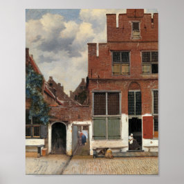 Póster Johannes Vermeer - Callejuela