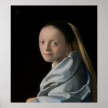 Johannes Vermeer - Estudio de una joven mujer