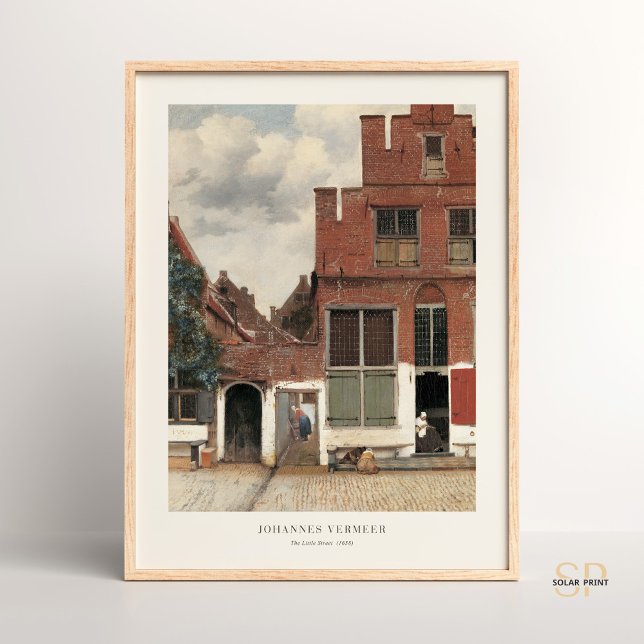 Póster Johannes Vermeer La Arquitectura De La Calle Peque (Subido por el creador)