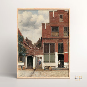 Póster Johannes Vermeer The Little Street Classic
