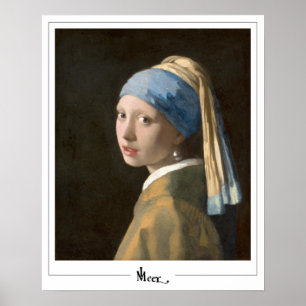 Póster Johannes Vermeer Zedign Art Poster #13