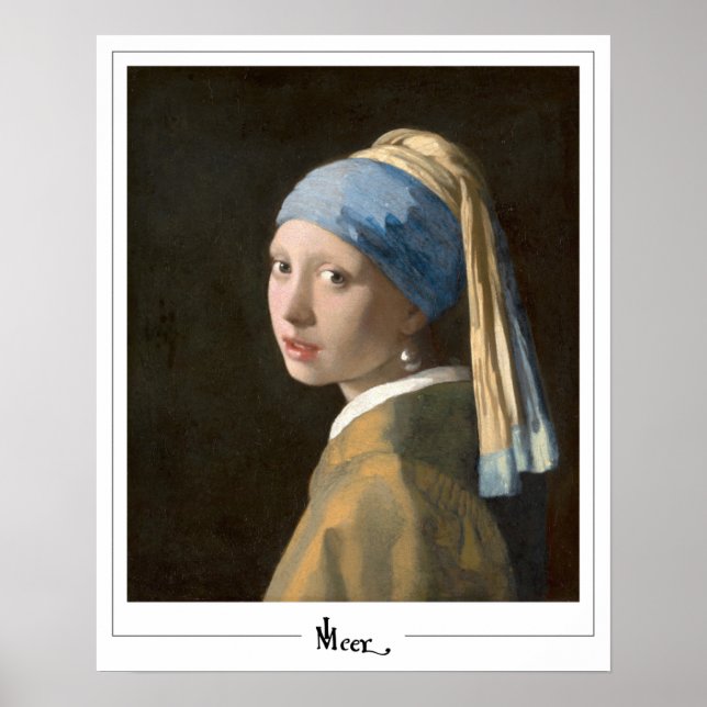 Póster Johannes Vermeer Zedign Art Poster #13 (Frente)