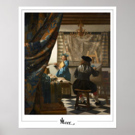 Póster Johannes Vermeer Zedign Art Poster #14