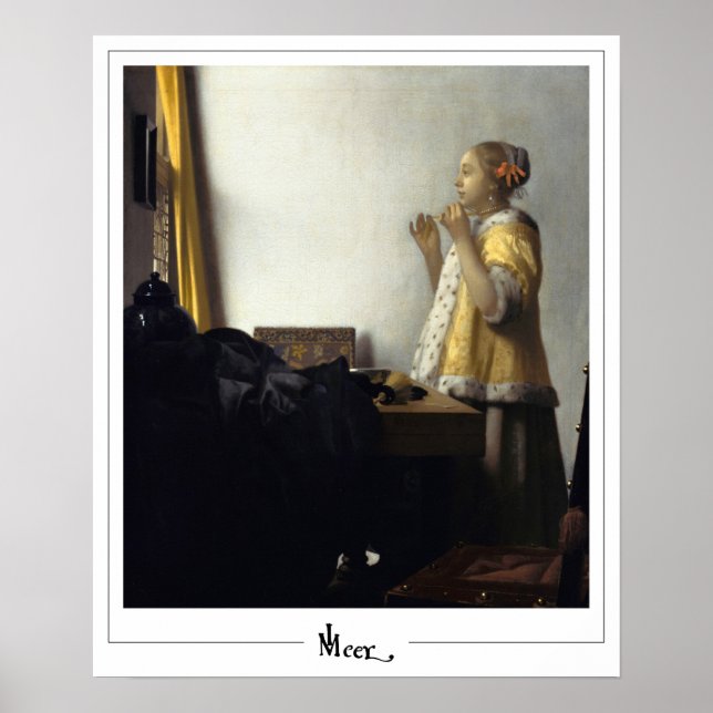 Póster Johannes Vermeer Zedign Art Poster #15 (Frente)