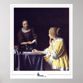Póster Johannes Vermeer Zedign Art Poster #22