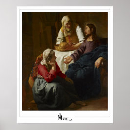 Póster Johannes Vermeer Zedign Art Poster #25