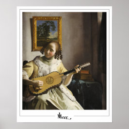 Póster Johannes Vermeer Zedign Art Poster #30