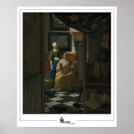 Póster Johannes Vermeer Zedign Art Poster #32