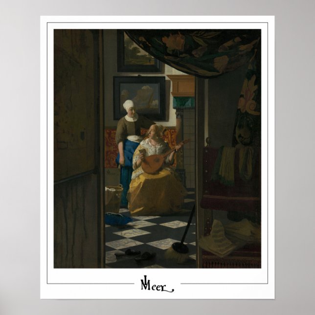 Póster Johannes Vermeer Zedign Art Poster #32 (Frente)
