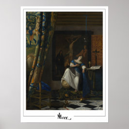 Póster Johannes Vermeer Zedign Art Poster #33