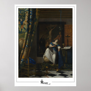Póster Johannes Vermeer Zedign Art Poster #33