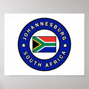 Póster Johannesburgo Sudáfrica