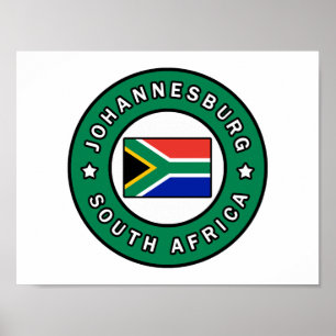 Póster Johannesburgo Sudáfrica