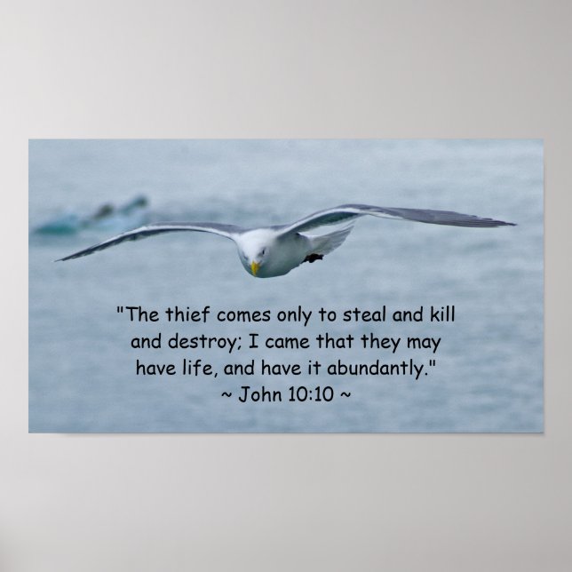 Póster John 10:10 Poster (Frente)