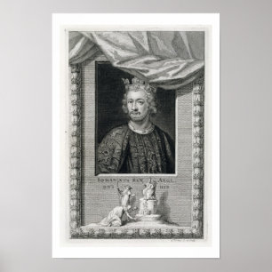 Póster John (1167-1216) Rey de Inglaterra de 1999, grave