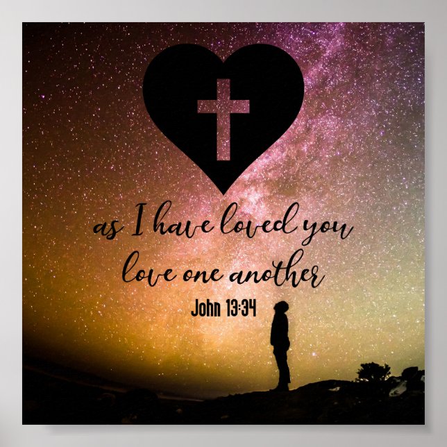 Póster John 13:34 (Frente)