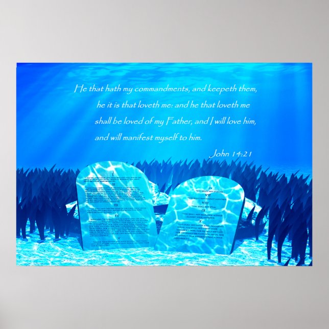 Póster John 14:21 (Frente)