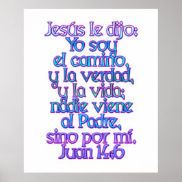 Póster John 14:6 Español