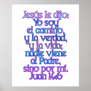 Póster John 14:6 Español