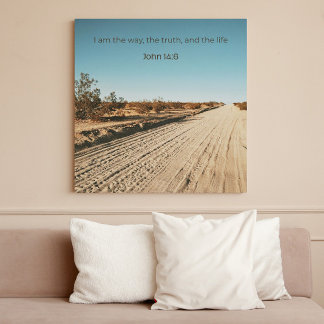 Póster John 14:6 KJV Wall Art – Scripture Poster