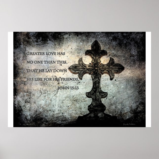Póster John 15:13 Poster de guiones (Frente)