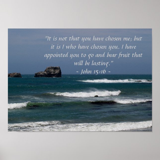 Póster John 15:16 Poster (Frente)