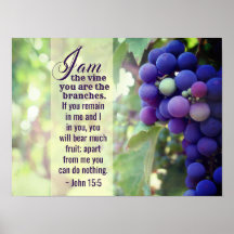 John 15:5 Soy el Vino Tú eres la Biblia de las Ram