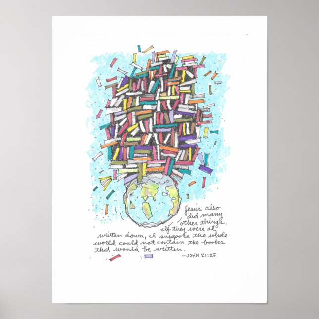 PÓSTER JOHN 21:25 (Frente)