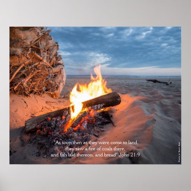 Póster John 21:9 Poster (Frente)